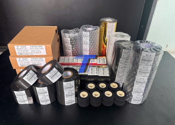Mực in date Thế Tiến – Ribbon FC3, FC2, SCF-900 và Hot Ink Roll XF